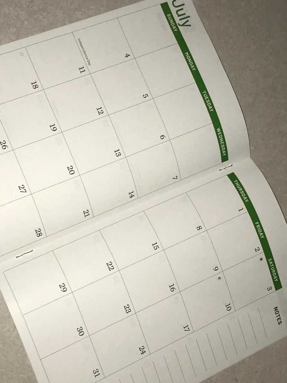 2027 Monthly Planner portable desktop calendar